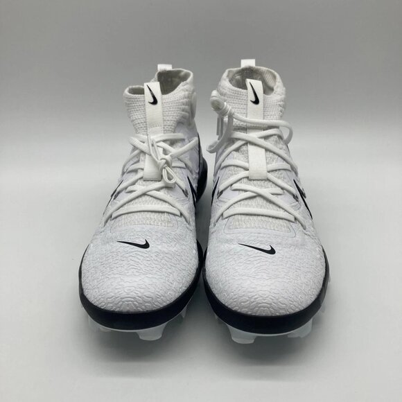 Nike Alpha Huarache NXT MCS Baseball Cleats Mens 7.5 White Black DJ6519-101 NEW - Picture 3 of 6